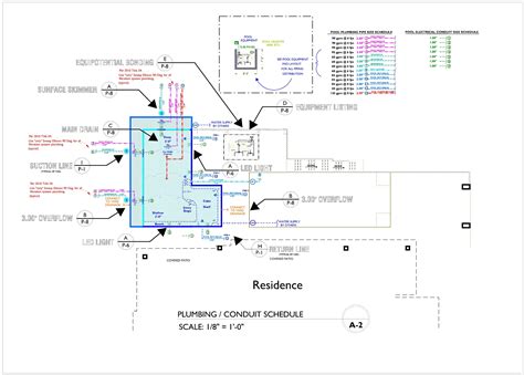 swimming pool electrical layout